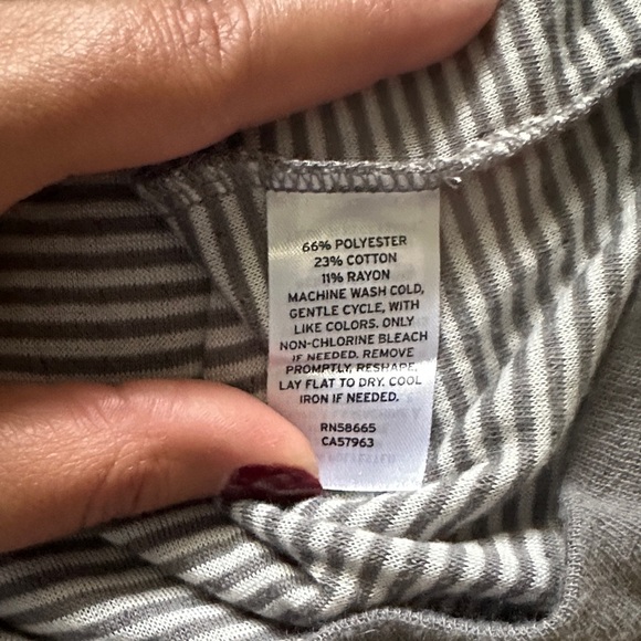 Nordstrom’s 1901 Men's Gray Long Sleeve Striped Henley NWT Large Casual - Picture 9 of 10